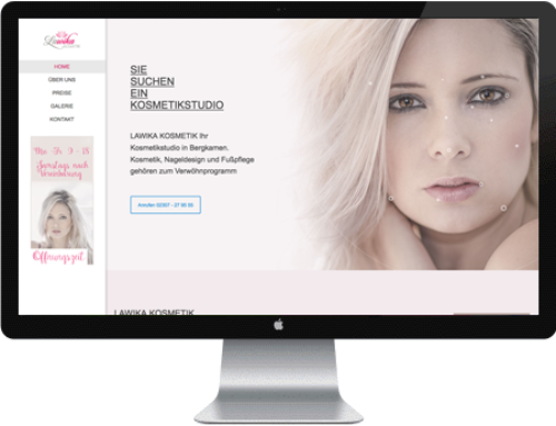 Webdesign Kosmetikstudio
